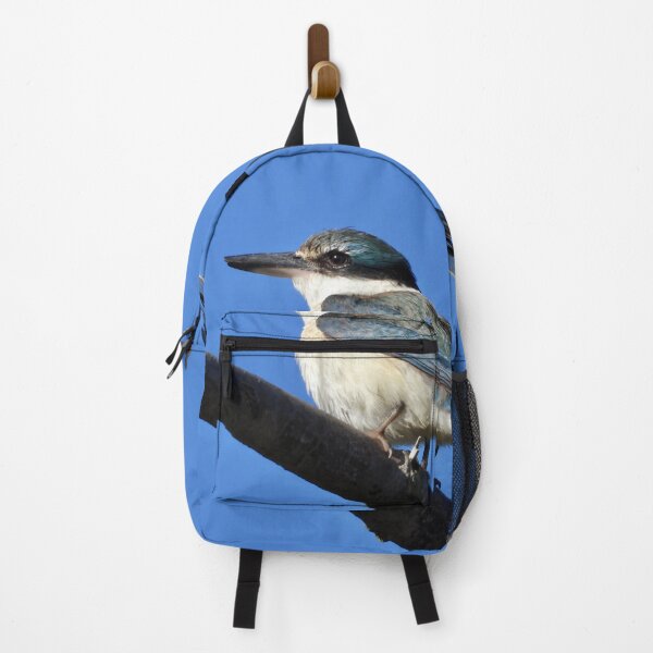 Item preview, Sacred Kingfisher enjoying the sun at Point Vernon designed and sold by Mark Grimsley.