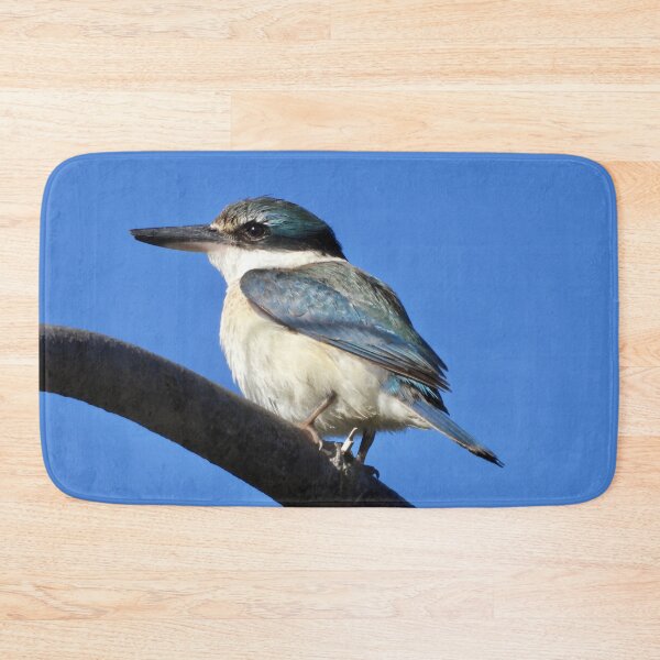 Item preview, Sacred Kingfisher enjoying the sun at Point Vernon designed and sold by Mark Grimsley.