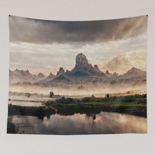 Item preview, HIGH-REACHING CLOUDS designed and sold by ArtbyRolleen.
