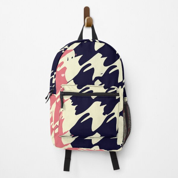 Item preview, Pink and Black Grunge Houndstooth Pattern designed and sold by SamJanner.