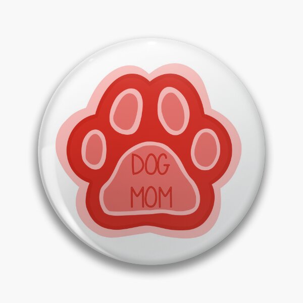Item preview, Dog Mom Paw Print Red designed and sold by GooseCafe.