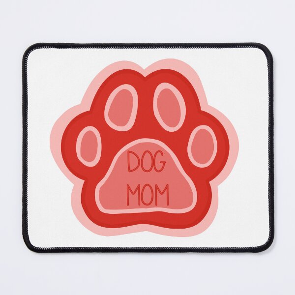 Item preview, Dog Mom Paw Print Red designed and sold by GooseCafe.