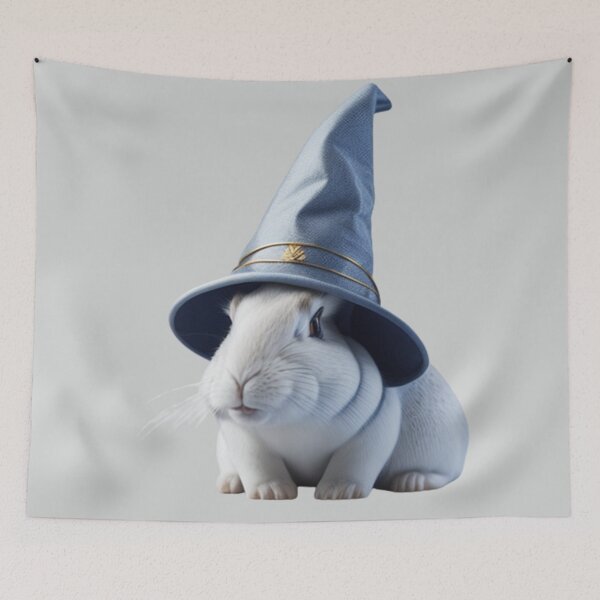 Item preview, Wizard Rabbit Bunny Design Print  designed and sold by randomtdesigns.