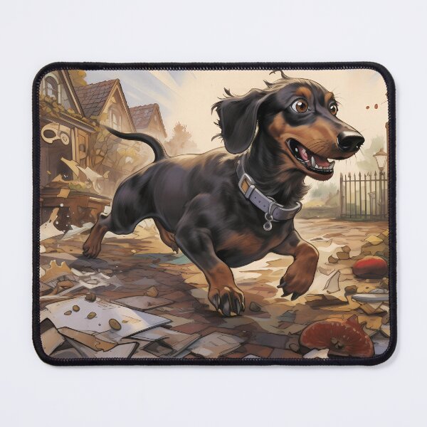 Item preview, The Running Dachshund Hot Dog designed and sold by Pawtraits1.