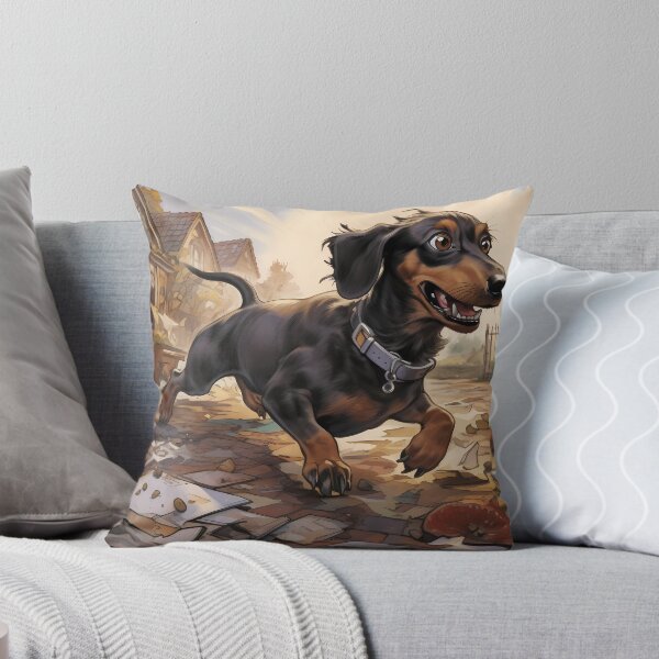 Item preview, The Running Dachshund Hot Dog designed and sold by Pawtraits1.
