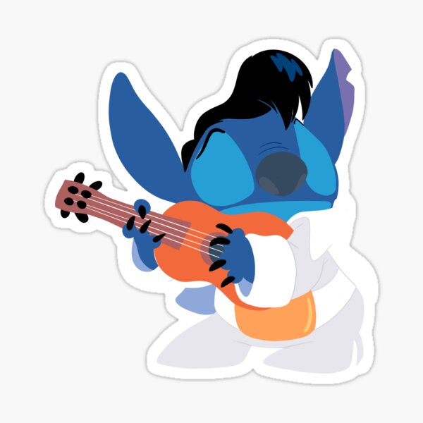 Lilo and Stitch Elvis and Priscilla Stickers 