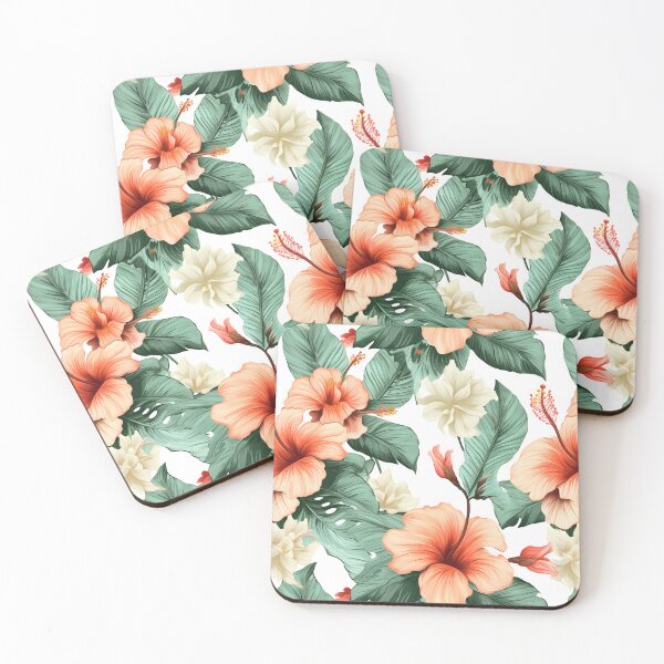 Item preview, Hibiscus Flowers Pattern 23 designed and sold by DigitalPatternx.