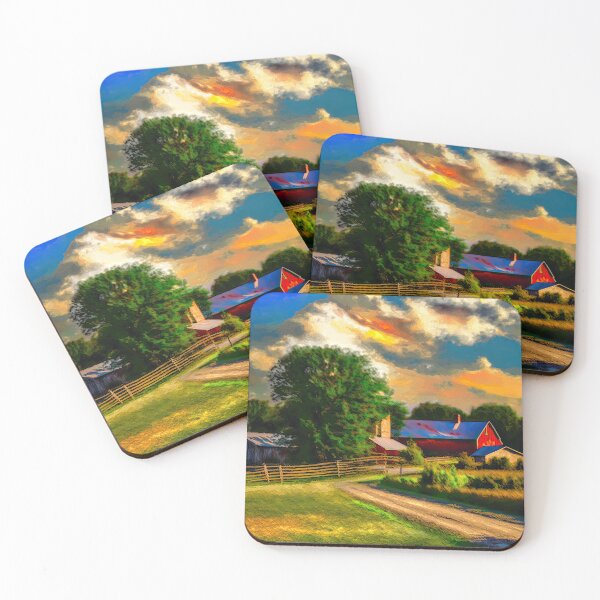 Item preview, QUIET FARM SCENE designed and sold by ArtbyRolleen.