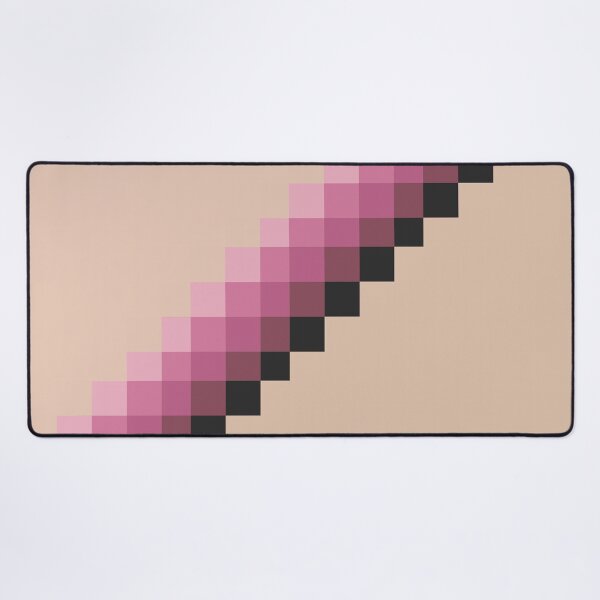 Item preview, Sugar Rush // Vintage Pink Brown Retro Squares Geometric Pattern 1980s 8bit Pixel Art designed and sold by mixedpixels.