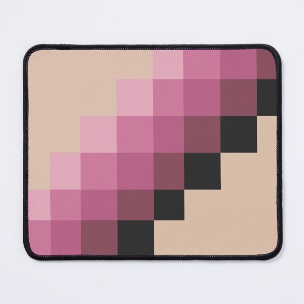 Item preview, Sugar Rush  // Vintage Pink Brown Retro Squares Geometric Pattern 1980s 8bit Pixel Art designed and sold by mixedpixels.