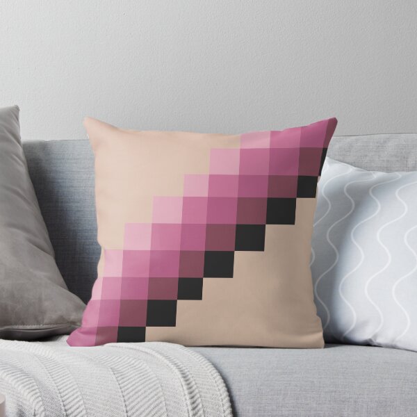 Item preview, Sugar Rush  // Vintage Pink Brown Retro Squares Geometric Pattern 1980s 8bit Pixel Art designed and sold by mixedpixels.
