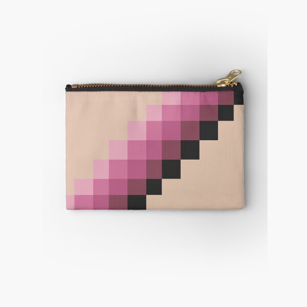 Item preview, Sugar Rush  // Vintage Pink Brown Retro Squares Geometric Pattern 1980s 8bit Pixel Art designed and sold by mixedpixels.