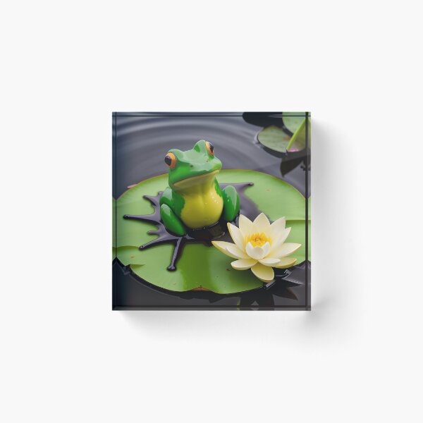 Item preview, Odd Frog om a Lily Pad designed and sold by PrimoGeometry.