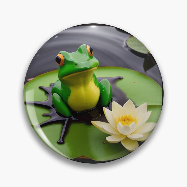 Item preview, Odd Frog om a Lily Pad designed and sold by PrimoGeometry.
