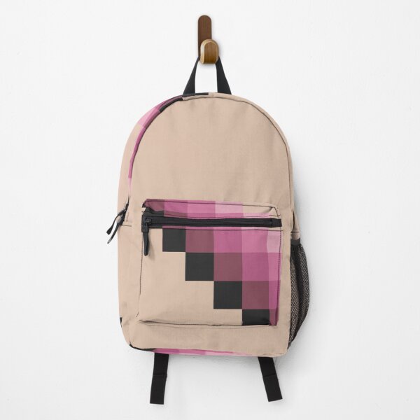 Item preview, Sugar Rush  // Vintage Pink Brown Retro Squares Geometric Pattern 1980s 8bit Pixel Art designed and sold by mixedpixels.