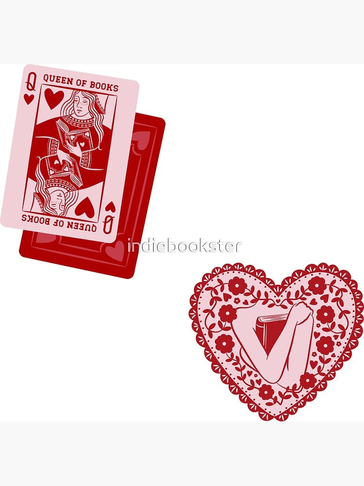 Thumbnail 3 von 3, Magnet, Bücherset in Rosa und Rot designt und verkauft von indiebookster.
