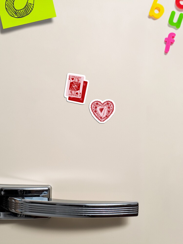 Thumbnail 1 von 3, Magnet, Bücherset in Rosa und Rot designt und verkauft von indiebookster.