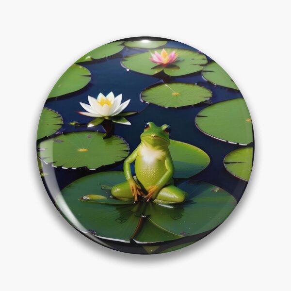 Item preview, Odd Frog on a Lily Pad designed and sold by PrimoGeometry.