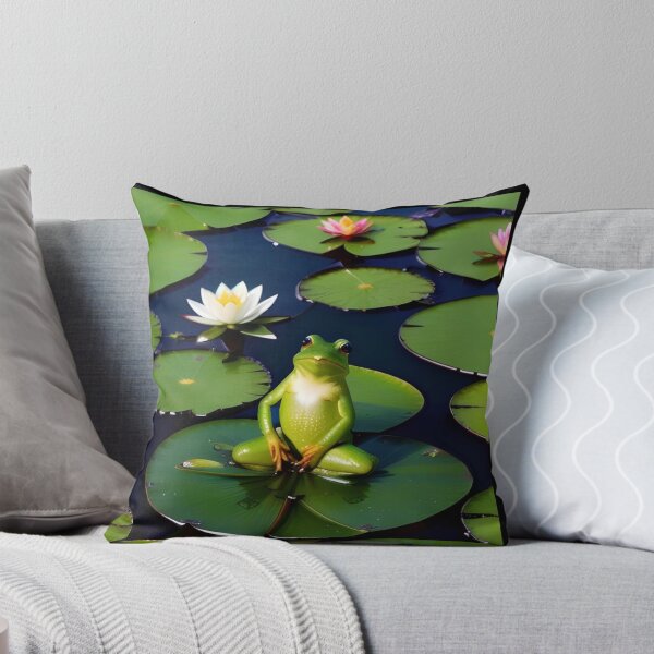 Item preview, Odd Frog on a Lily Pad designed and sold by PrimoGeometry.