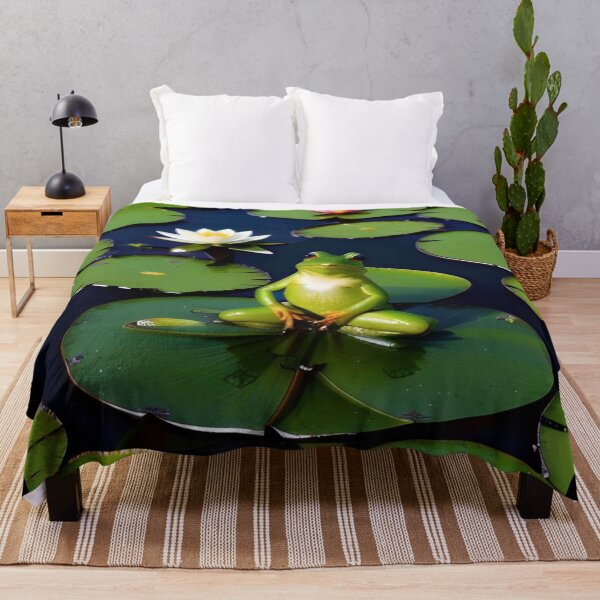 Item preview, Odd Frog on a Lily Pad designed and sold by PrimoGeometry.