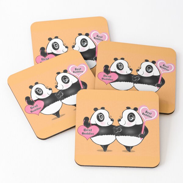 Item preview, Cute pandas - We are best buddies  designed and sold by Shirley cute art .