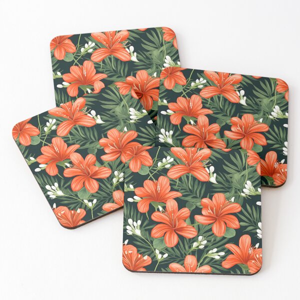 Item preview, Hibiscus Flowers Pattern 24 designed and sold by DigitalPatternx.