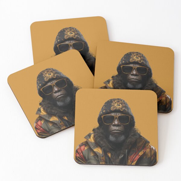 Item preview, Title: Rap Gorilla Design | Hip-Hop Gorilla Wall Art | Urban Home Decor designed and sold by lipe1984.