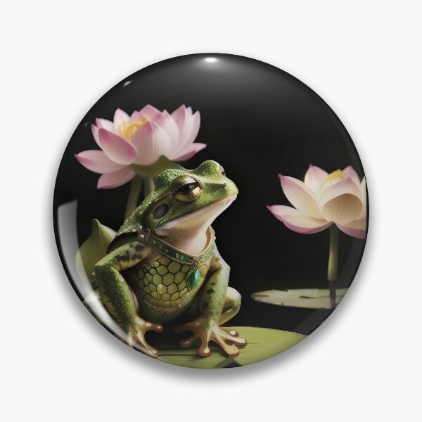 Item preview, Wizard Frog on a Lily Pad designed and sold by PrimoGeometry.