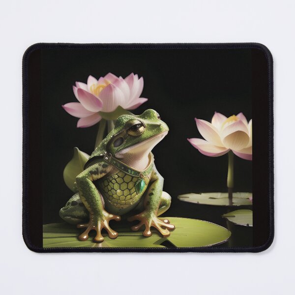 Item preview, Wizard Frog on a Lily Pad designed and sold by PrimoGeometry.