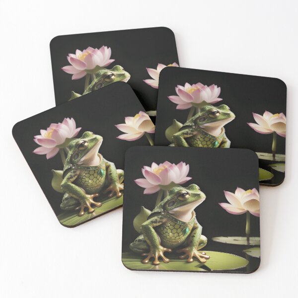 Item preview, Wizard Frog on a Lily Pad designed and sold by PrimoGeometry.