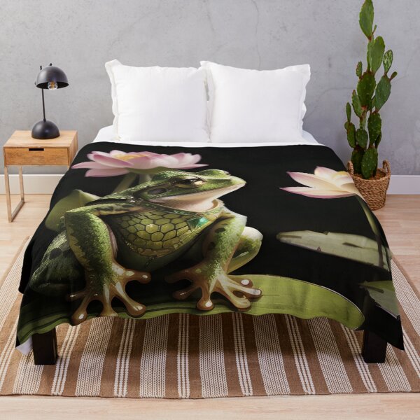 Item preview, Wizard Frog on a Lily Pad designed and sold by PrimoGeometry.