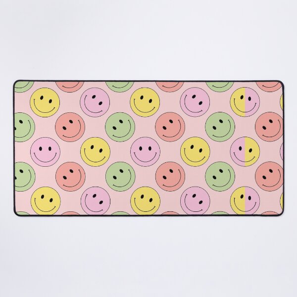 Item preview, Groovy Retro Smiley Face Pattern Pink designed and sold by ArtMeetsPizza.