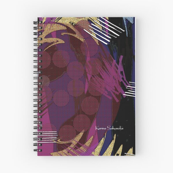 Item preview, Purple Gold Abstract designed and sold by karinasalwaszka.