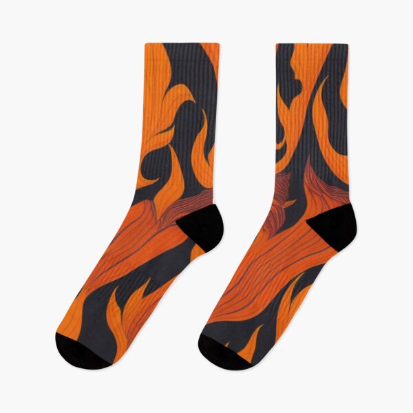 Item preview, Fire Flames Pattern Design Print designed and sold by randomtdesigns.