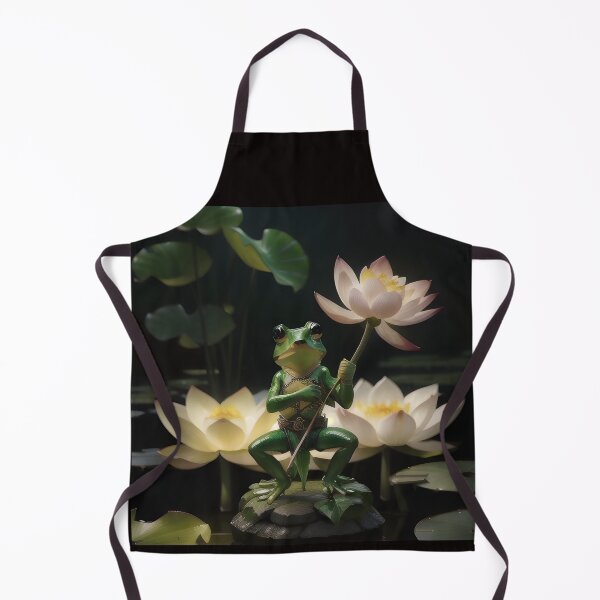 Item preview, Frog Man holding a Lotus Flower designed and sold by PrimoGeometry.