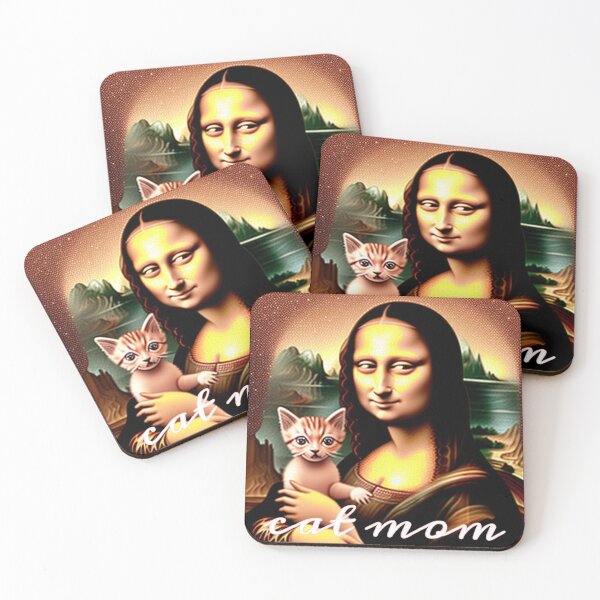 Item preview, Mona Lisa's cat designed and sold by Roxburylane.