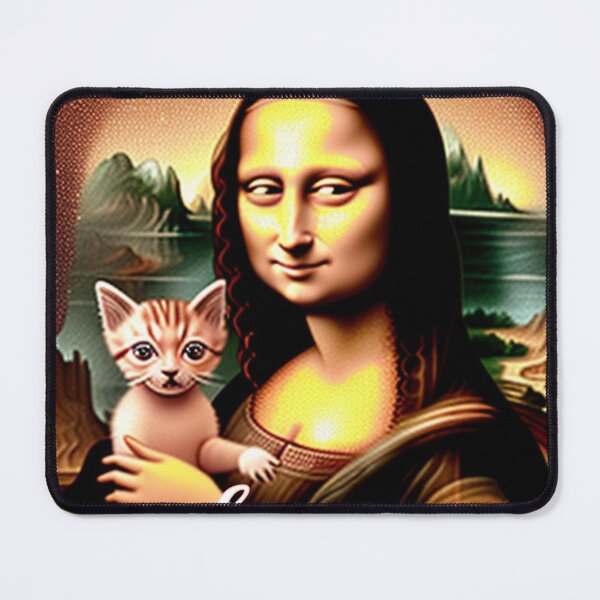 Item preview, Mona Lisa's cat designed and sold by Roxburylane.