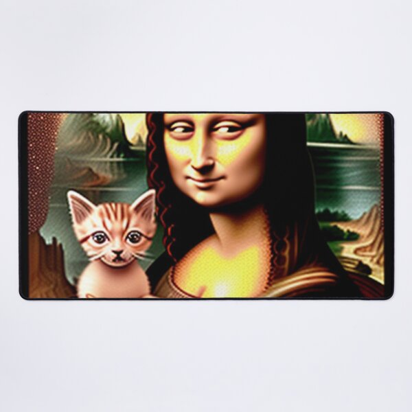 Item preview, Mona Lisa's cat designed and sold by Roxburylane.