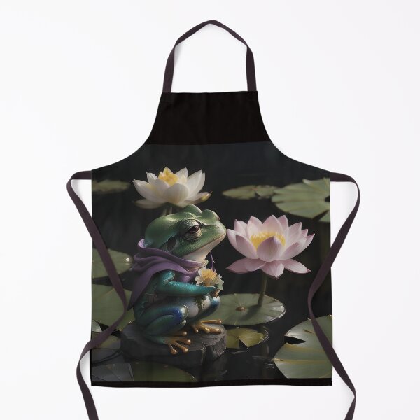 Item preview, Frog Man holding a Lotus Flower designed and sold by PrimoGeometry.