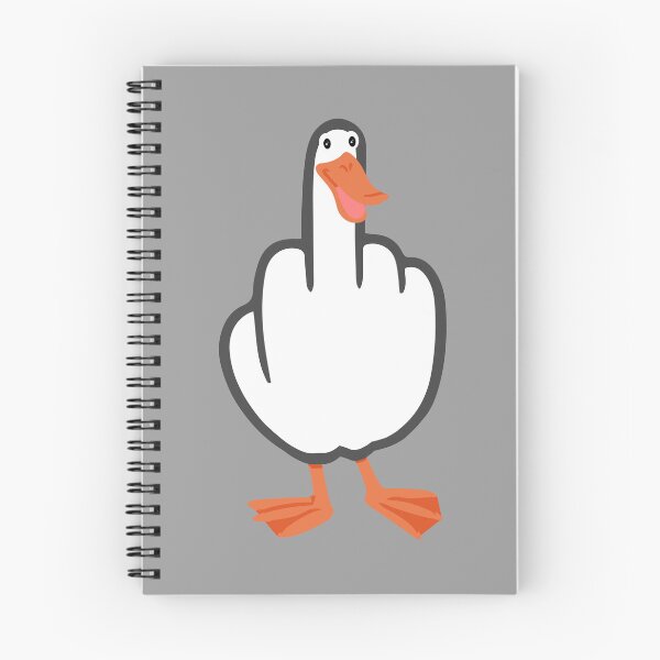 Aperçu de l'œuvre Canard Off. Le doigt du milieu 'Duck You'. créée et vendue par HalfCat.