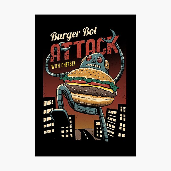 Item preview, Burger Bot designed and sold by vincenttrinidad.