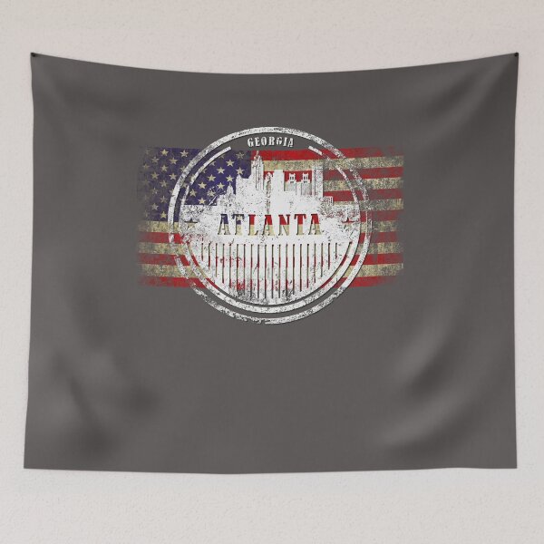 Item preview, Atlanta City America National Flag  designed and sold by IvonDesign.