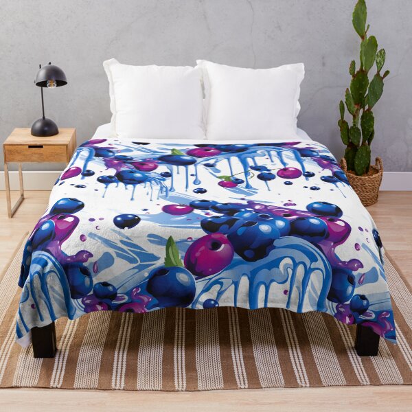 Item preview, Juicy Blueberry Pattern designed and sold by Design-Fountain.