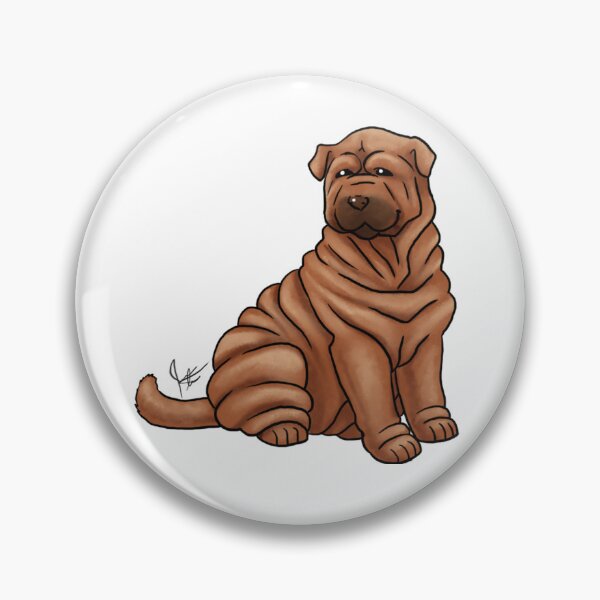 Item preview, Chinese Shar-Pei - Red designed and sold by Jennifer Stolzer.