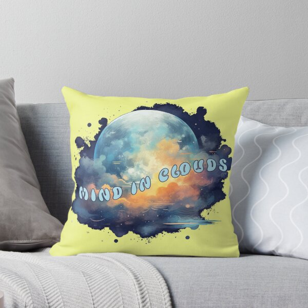 Item preview, Cloudy Moon - yellow mind in clouds designed and sold by Nioon.