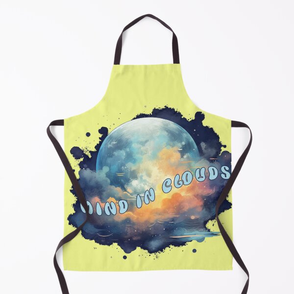 Item preview, Cloudy Moon - yellow mind in clouds designed and sold by Nioon.