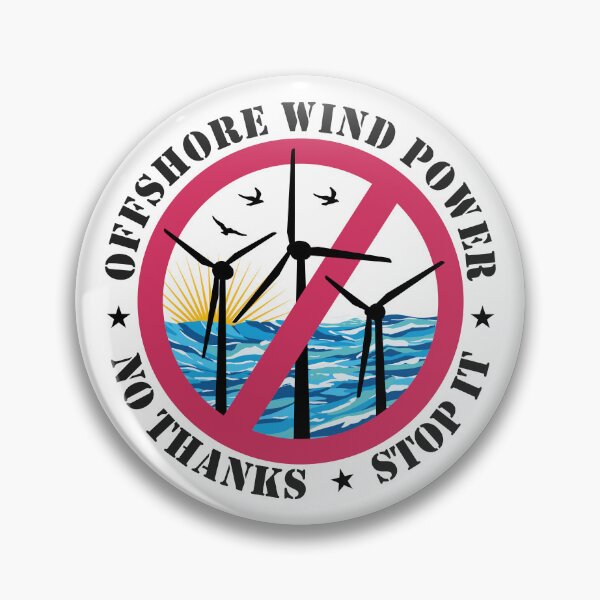 Item preview, Offshore Wind Power No Thanks designed and sold by HandicraftArt.