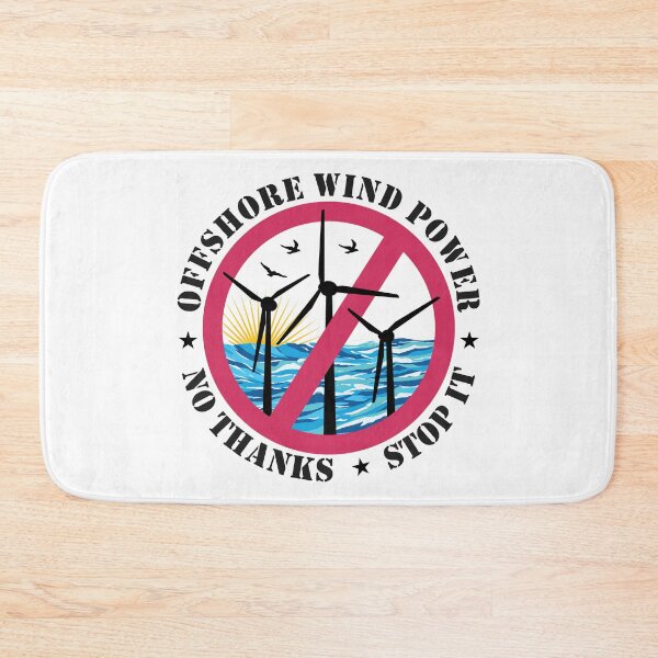 Item preview, Offshore Wind Power No Thanks designed and sold by HandicraftArt.