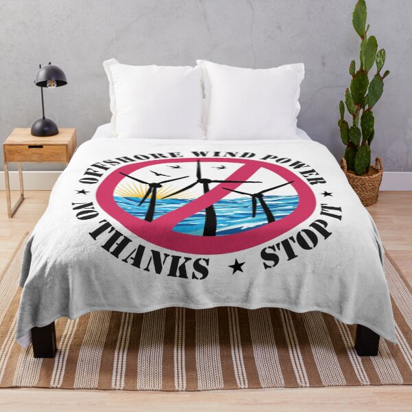 Item preview, Offshore Wind Power No Thanks designed and sold by HandicraftArt.