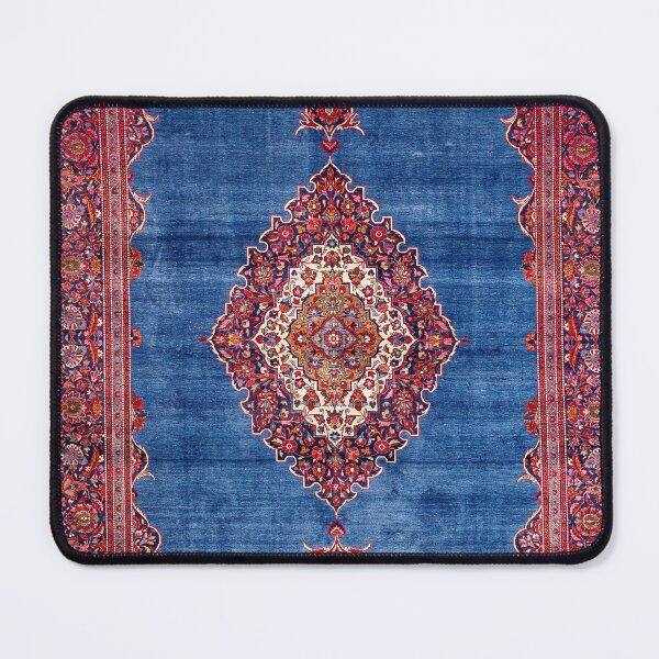 Item preview, Silk Kashan Central Persian Rug Print  designed and sold by Vicky Brago-Mitchell®.